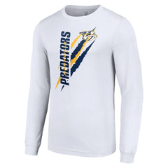 NHL Nashville Predators Starter Color Scratch Long-Sleeve T-Shirt