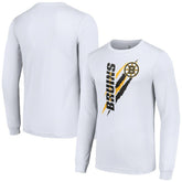 NHL Boston Bruins Starter Color Scratch Long-Sleeve T-Shirt