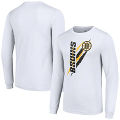 NHL Boston Bruins Starter Color Scratch Long-Sleeve T-Shirt