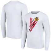NHL Chicago Blackhawks Starter Color Scratch Long-Sleeve T-Shirt