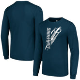 NHL Tampa Bay Lightning Starter Color Scratch Long-Sleeve T-Shirt