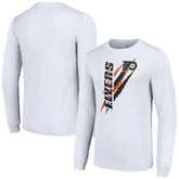 NHL Philadelphia Flyers Starter Color Scratch Long-Sleeve T-Shirt