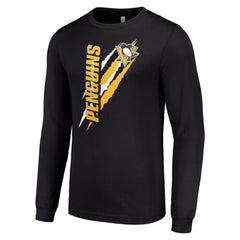 NHL Pittsburgh Penguins Starter Color Scratch Long-Sleeve T-Shirt