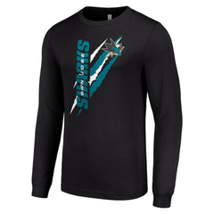 NHL San Jose Sharks Starter Color Scratch Long-Sleeve T-Shirt