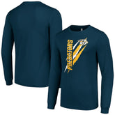 NHL Nashville Predators Starter Color Scratch Long-Sleeve T-Shirt