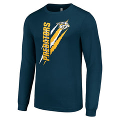 NHL Nashville Predators Starter Color Scratch Long-Sleeve T-Shirt