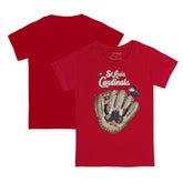 Red St. Louis Cardinals Tiny Turnip Youth Butterfly Glove T-Shirt
