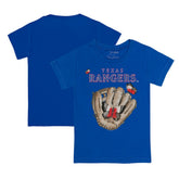 Royal Texas Rangers Tiny Turnip Youth Butterfly Glove T-Shirt
