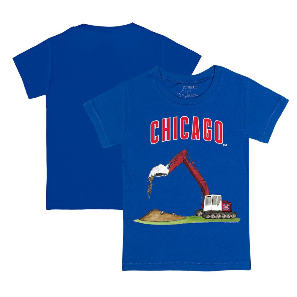 Royal Chicago Cubs Tiny Turnip Youth Excavator T-Shirt