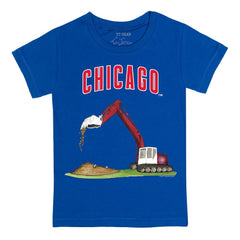 Royal Chicago Cubs Tiny Turnip Youth Excavator T-Shirt