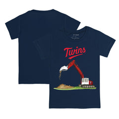 Navy Minnesota Twins Tiny Turnip Youth Excavator T-Shirt
