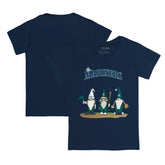 Navy Seattle Mariners Tiny Turnip Youth Gnomes T-Shirt