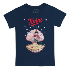 Navy Minnesota Twins Tiny Turnip Youth Mermaid T-Shirt