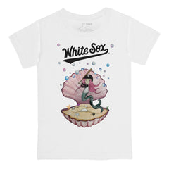 White Chicago White Sox Tiny Turnip Youth Mermaid T-Shirt