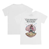 White Colorado Rockies Tiny Turnip Youth Mermaid T-Shirt