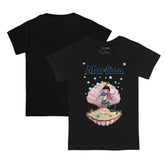 Black Miami Marlins Tiny Turnip Youth Mermaid T-Shirt