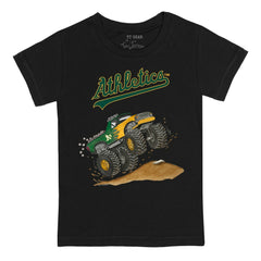 Black Athletics Tiny Turnip Youth Monster Truck T-Shirt