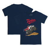Navy Minnesota Twins Tiny Turnip Youth Monster Truck T-Shirt