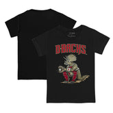 Black Arizona Diamondbacks Tiny Turnip Youth Triceratops T-Shirt
