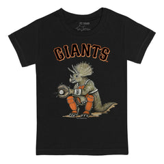 Black San Francisco Giants Tiny Turnip Youth Triceratops T-Shirt
