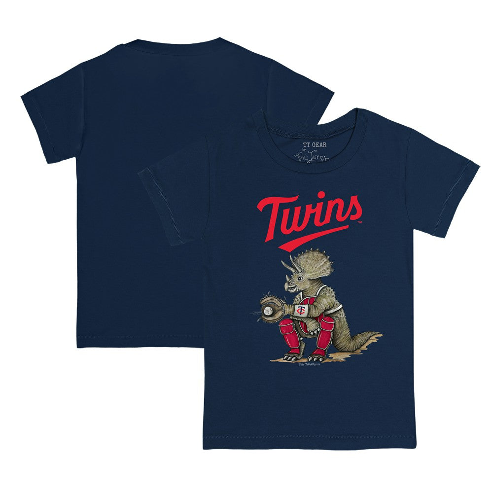 Navy Minnesota Twins Tiny Turnip Youth Triceratops T-Shirt