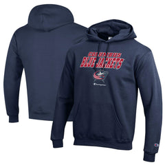 NHL Columbus Blue Jackets Champion Eco Powerblend Pullover Hoodie