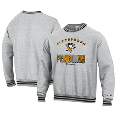 NHL Pittsburgh Penguins Champion Reverse Weave Yarn Dye Pullover Sweatshirt