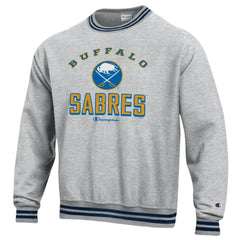 NHL Buffalo Sabres Champion Reverse Weave Yarn Dye Pullover Sweatshirt