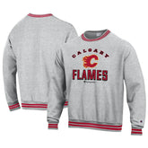 NHL Calgary Flames Champion Reverse Weave Yarn Dye Pullover Sweatshirt
