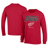 NHL Detroit Red Wings Champion Long-Sleeve Jersey T-Shirt