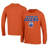 NHL Edmonton Oilers Champion Long-Sleeve Jersey T-Shirt