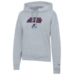 NHL Colorado Avalanche Champion Women's Powerblend Fleece Pullover Hoodie