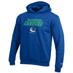 NHL Vancouver Canucks Champion Youth Eco Powerblend Pullover Hoodie