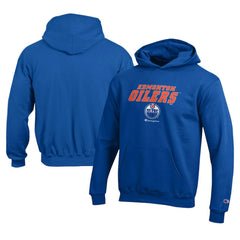 NHL Edmonton Oilers Champion Youth Eco Powerblend Pullover Hoodie