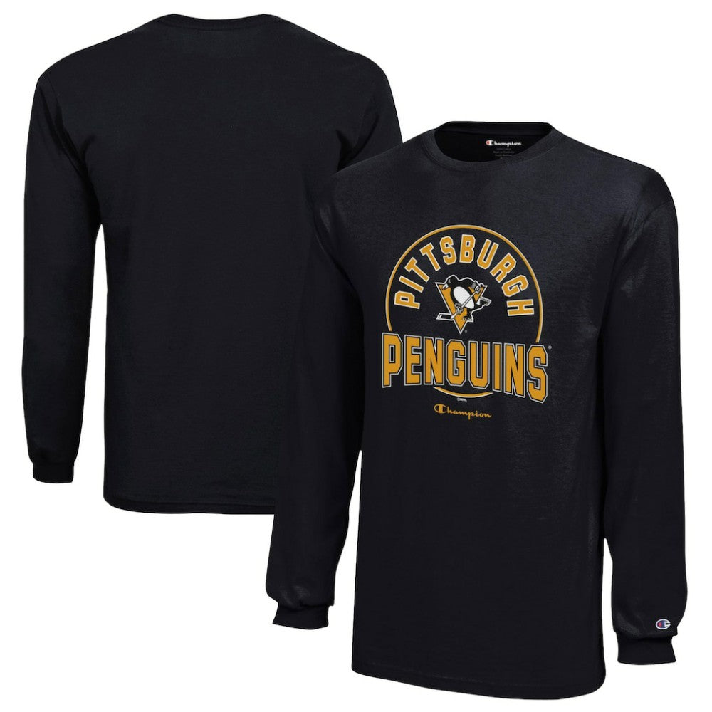 NHL Pittsburgh Penguins Champion Youth Long-Sleeve Jersey T-Shirt