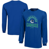 NHL Vancouver Canucks Champion Youth Long-Sleeve Jersey T-Shirt