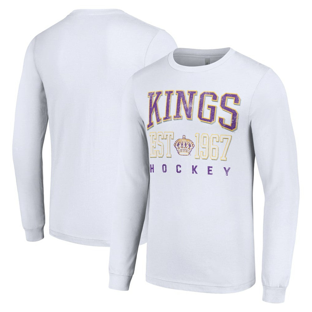 NHL Los Angeles Kings Starter Retro Graphic Long Sleeve Crew T-Shirt