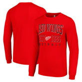 NHL Detroit Red Wings Starter Retro Graphic Long Sleeve Crew T-Shirt