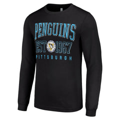 NHL Pittsburgh Penguins Starter Retro Graphic Long Sleeve Crew T-Shirt