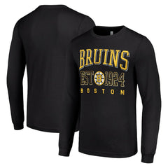 NHL Boston Bruins Starter Retro Graphic Long Sleeve Crew T-Shirt