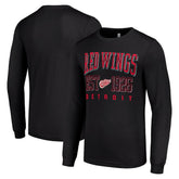 NHL Detroit Red Wings Starter Retro Graphic Long Sleeve Crew T-Shirt