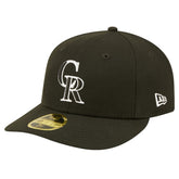 Black Colorado Rockies New Era Low Profile 59FIFTY Fitted Hat