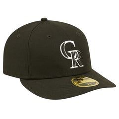 Black Colorado Rockies New Era Low Profile 59FIFTY Fitted Hat