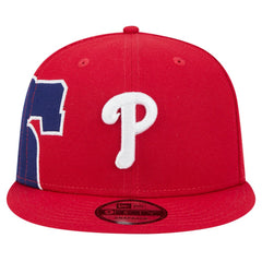 Red Philadelphia Phillies New Era Logo Strike 9FIFTY Snapback Hat