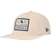Khaki St. Louis Cardinals New Era Summer Essential Golfer Snapback Hat