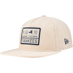 Khaki New York Yankees New Era Summer Essential Golfer Snapback Hat