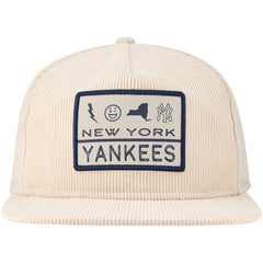 Khaki New York Yankees New Era Summer Essential Golfer Snapback Hat