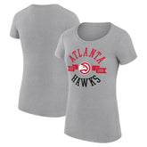 Atlanta Hawks G-III 4Her by Carl Banks Women's Super-Slim Fit Lightweight Large City Logo T-Shirt