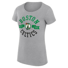 Boston Celtics G-III 4Her by Carl Banks Women's Super-Slim Fit Lightweight Large City Logo T-Shirt