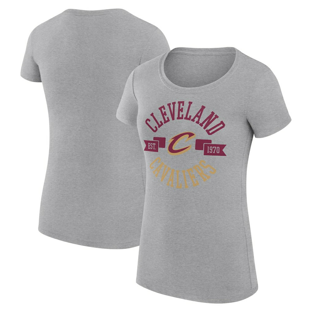 Cleveland Cavaliers G-III 4Her by Carl Banks Women's Super-Slim Fit Lightweight Large City Logo T-Shirt sale